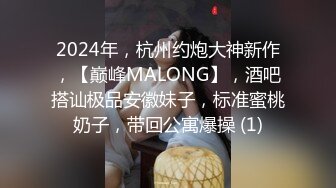 2024年，杭州约炮大神新作，【巅峰MALONG】，酒吧搭讪极品安徽妹子，标准蜜桃奶子，带回公寓爆操 (1)