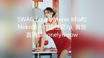 SWAG LonelyMeow Mia和Neko第一次搞性爱3p, 黄昏直到黎 Lonelymeow